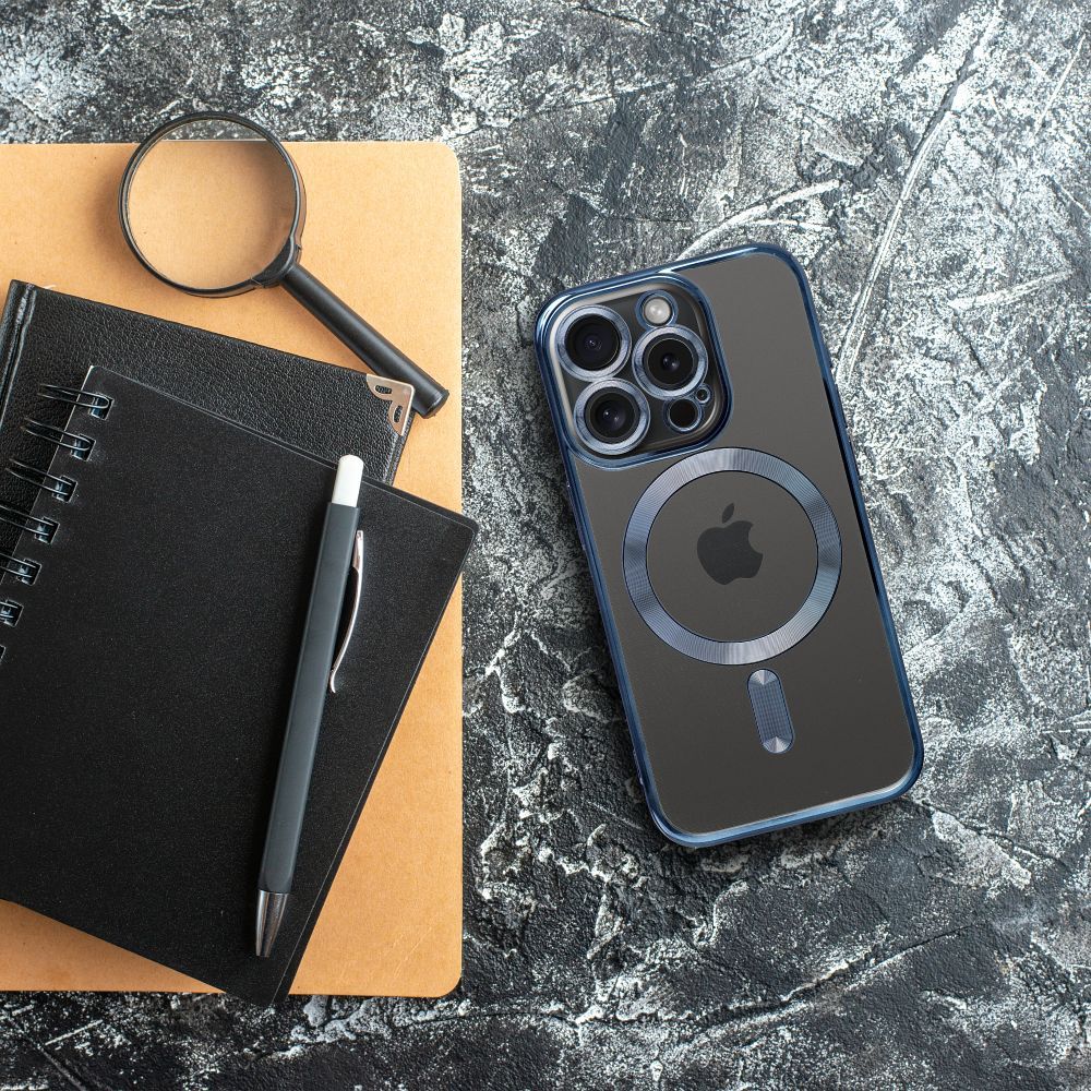 Etui na ty� MagSafe przezroczyste z os�on� aparatu Electro Mag Cover Samsung Galaxy A17 / 2