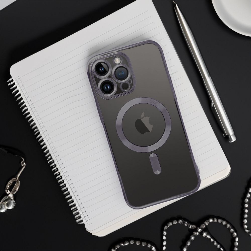 Etui na ty� MagSafe przezroczyste z os�on� aparatu Electro Mag Cover Samsung Galaxy A27 5G / 4