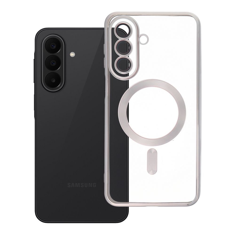 Etui na ty� MagSafe przezroczyste z os�on� aparatu Electro Mag Cover Samsung Galaxy A27 5G