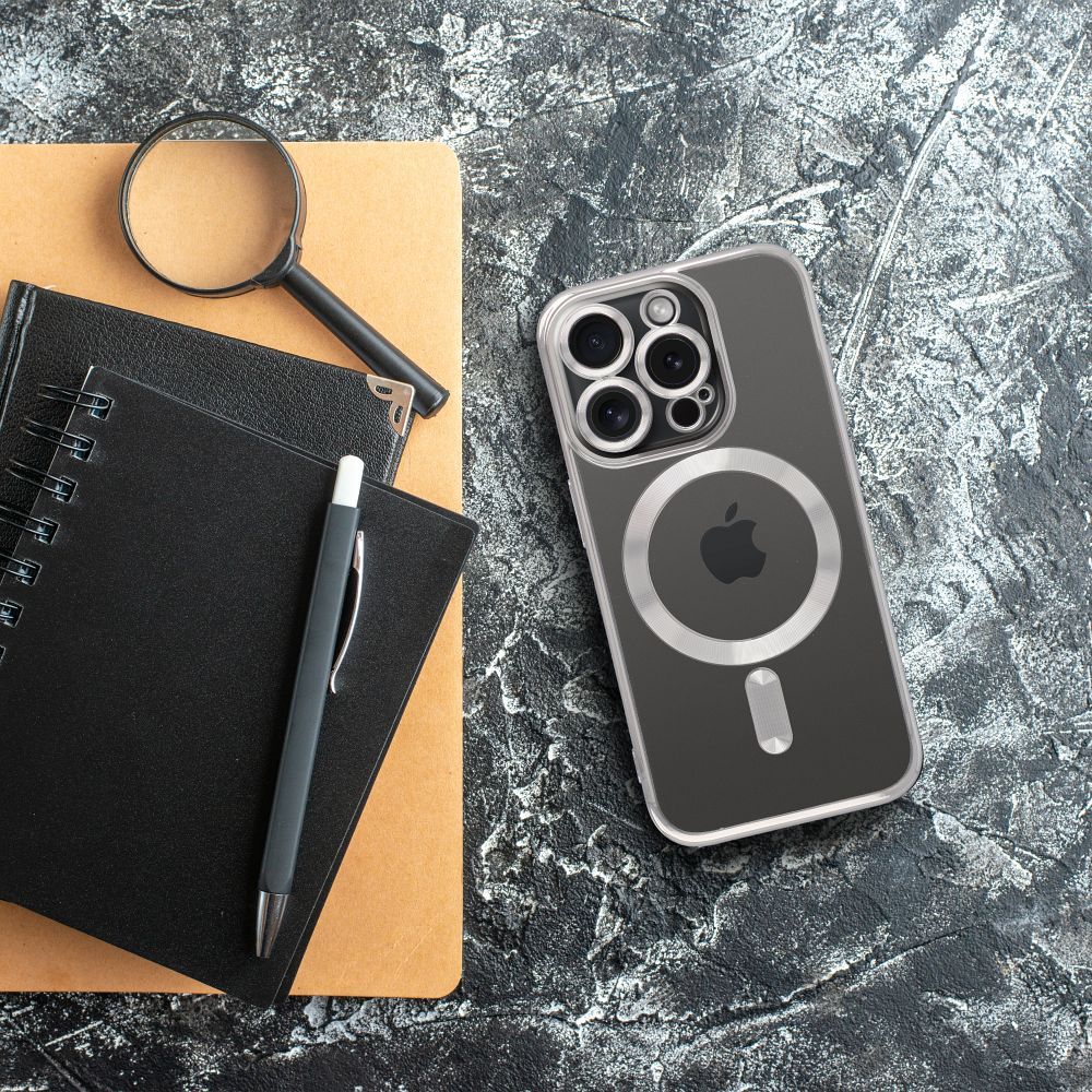 Etui na ty� MagSafe przezroczyste z os�on� aparatu Electro Mag Cover Samsung Galaxy A27 5G / 2