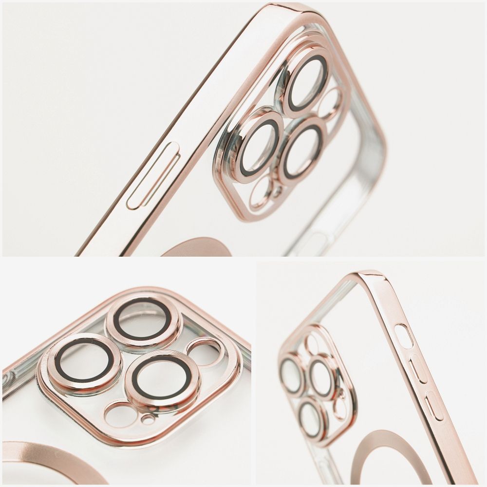 Etui na ty� MagSafe przezroczyste z os�on� aparatu Electro Mag Cover Samsung Galaxy A27 5G / 3