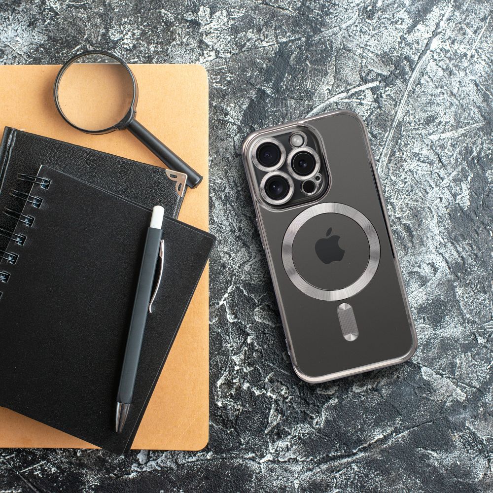 Etui na ty� MagSafe przezroczyste z os�on� aparatu Electro Mag Cover Samsung Galaxy A27 5G / 2