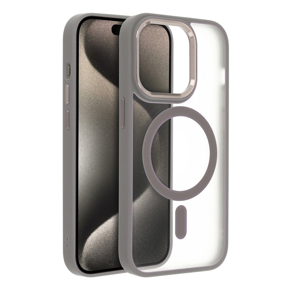 Etui na ty� MagSafe przezroczyste z os�on� aparatu Full Matte Mag Cover Apple iPhone 17 / 2