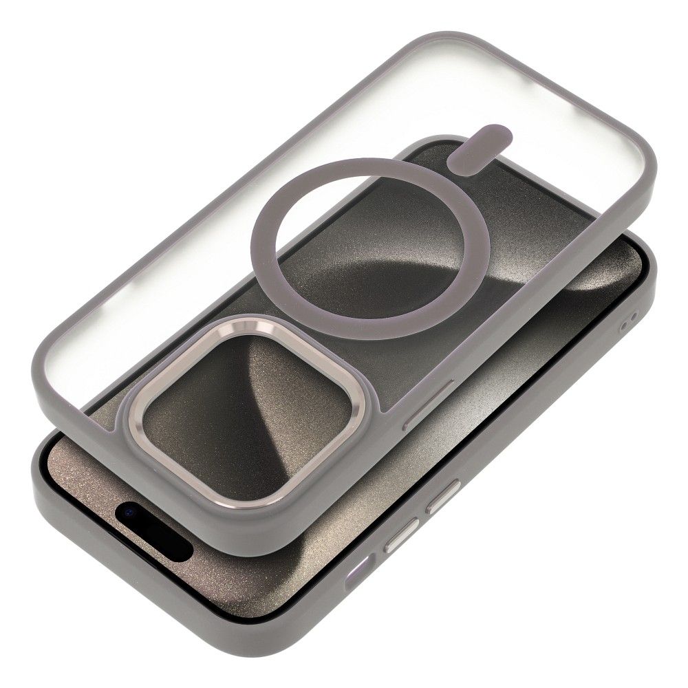 Etui na ty� MagSafe przezroczyste z os�on� aparatu Full Matte Mag Cover Apple iPhone 17 / 6