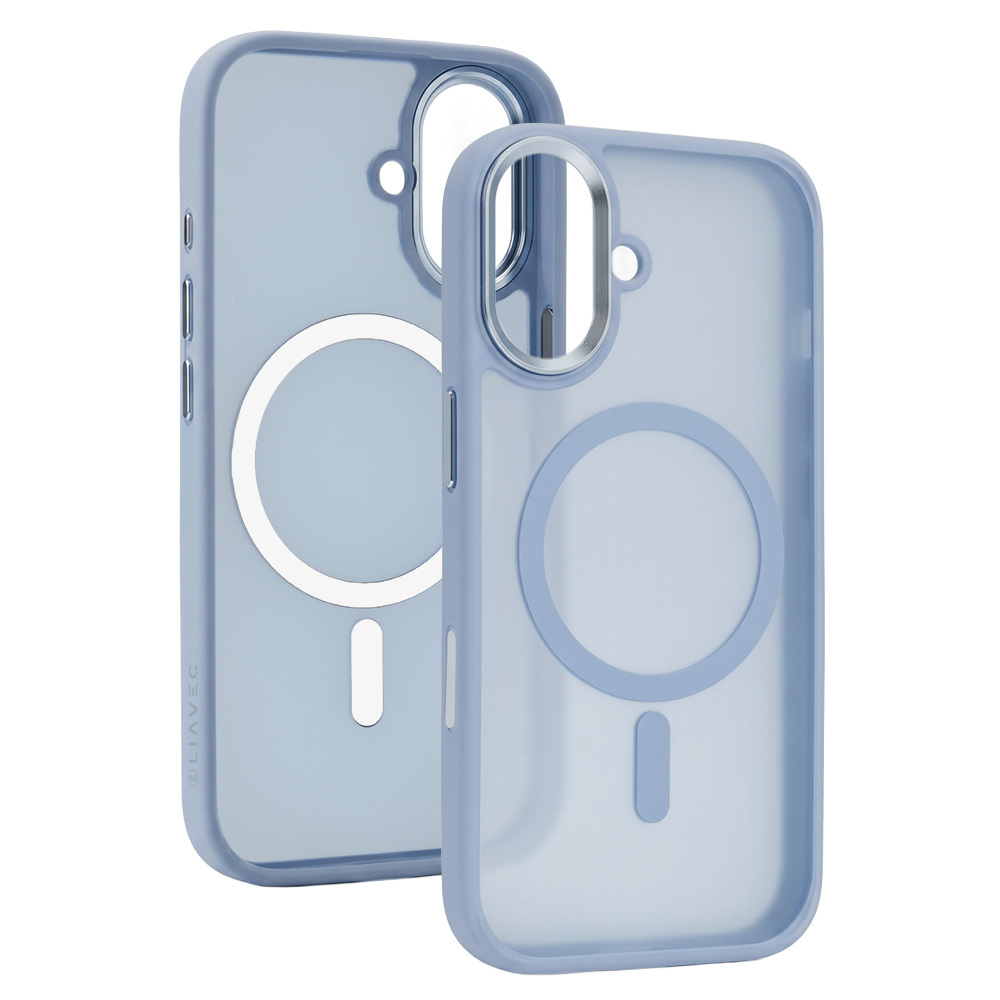 Etui na tył MagSafe przezroczyste z osłoną aparatu niebieski (Camera Control Button) Apple iPhone 17 / 2 Etui na tył MagSafe przezroczyste z osłoną aparatu niebieski (Camera Control Button) Apple iPhone 17 / 2