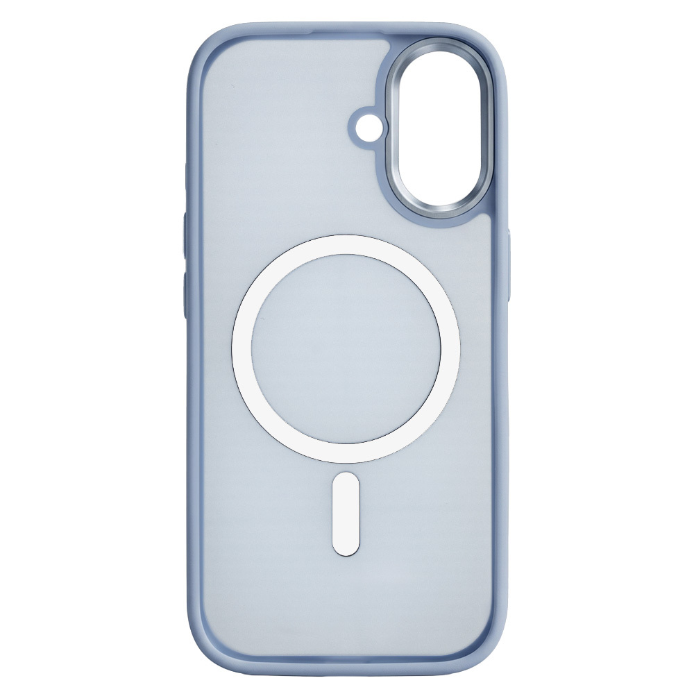 Etui na tył MagSafe przezroczyste z osłoną aparatu niebieski (Camera Control Button) Apple iPhone 17 / 4 Etui na tył MagSafe przezroczyste z osłoną aparatu niebieski (Camera Control Button) Apple iPhone 17 / 4