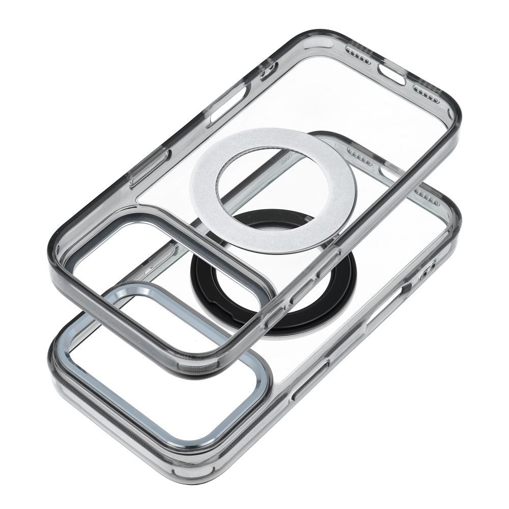 Etui na ty� MagSafe przezroczyste z podstawk� Frame Circle Stand Apple iPhone 17 / 2