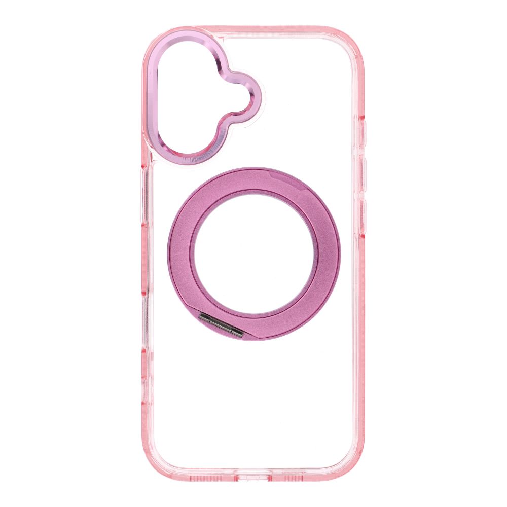 Etui na ty� MagSafe przezroczyste z podstawk� Frame Circle Stand Apple iPhone 17