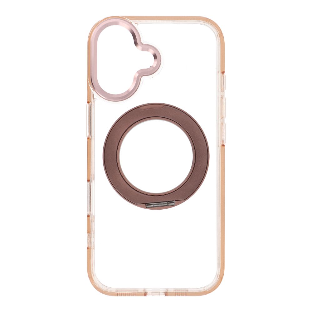 Etui na ty� MagSafe przezroczyste z podstawk� Frame Circle Stand Apple iPhone 17