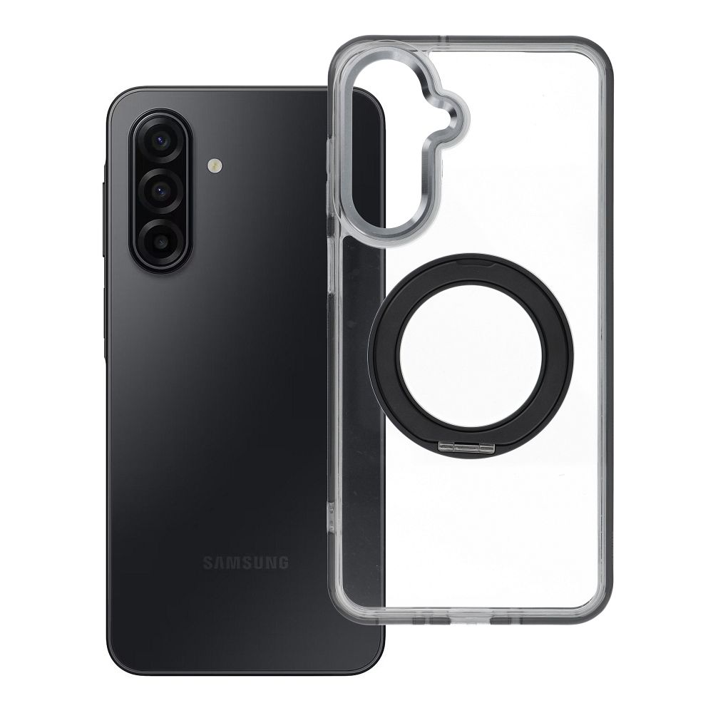 Etui na ty� MagSafe przezroczyste z podstawk� Frame Circle Stand Samsung Galaxy A17
