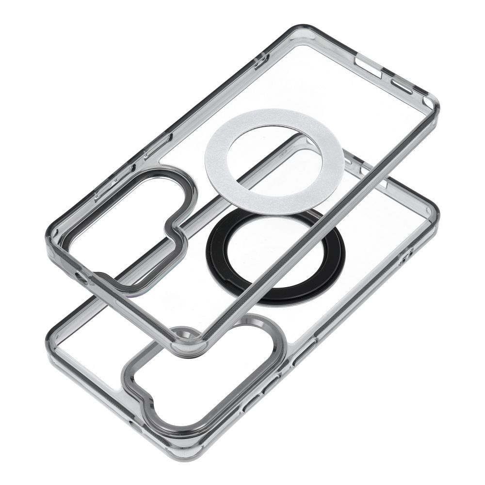 Etui na ty� MagSafe przezroczyste z podstawk� Frame Circle Stand Samsung Galaxy A17 / 2