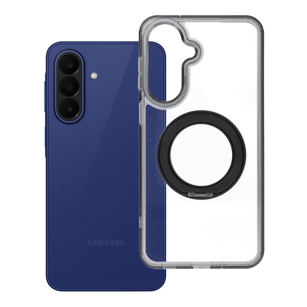 Etui na ty� MagSafe przezroczyste z podstawk� Frame Circle Stand Samsung Galaxy A27 5G