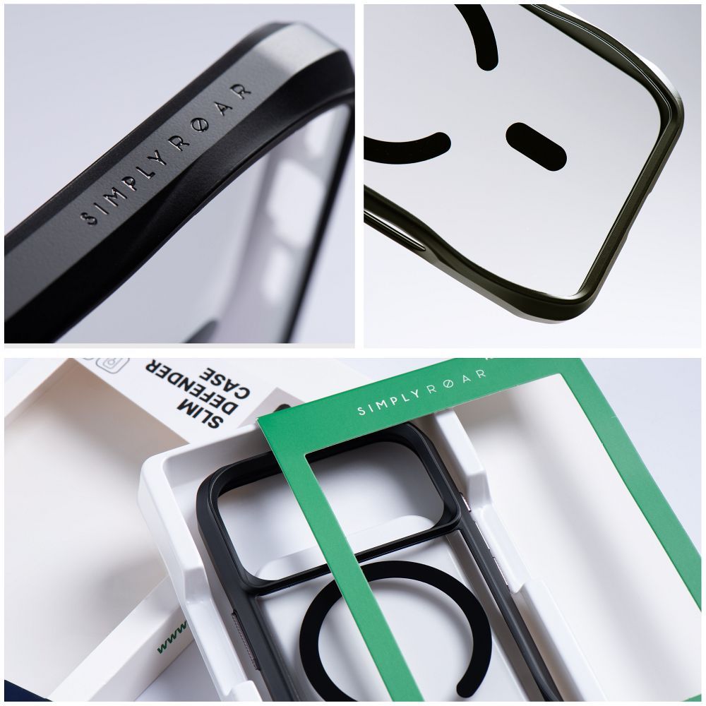 Etui na ty� MagSafe silikonowe z ramk� czarny Apple iPhone 16 / 8