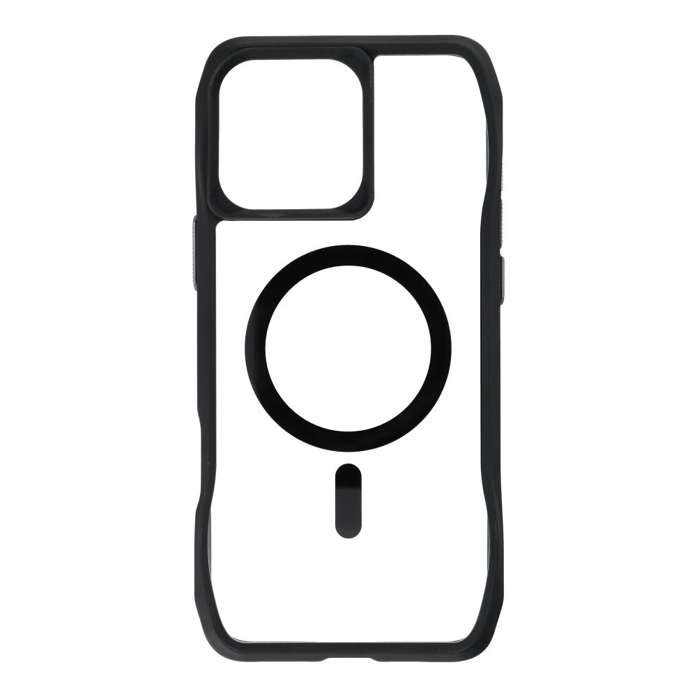 Etui na tył MagSafe silikonowe z ramką czarny Apple iPhone 16 Pro Max / 3 Etui na tył MagSafe silikonowe z ramką czarny Apple iPhone 16 Pro Max / 3