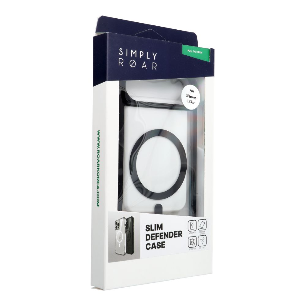 Etui na ty� MagSafe silikonowe z ramk� czarny Apple iPhone 17 Air / 2