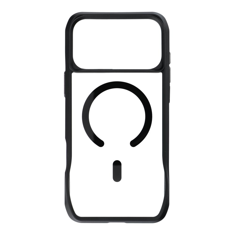 Etui na tył MagSafe silikonowe z ramką czarny Apple iPhone 17 Pro Max / 3 Etui na tył MagSafe silikonowe z ramką czarny Apple iPhone 17 Pro Max / 3