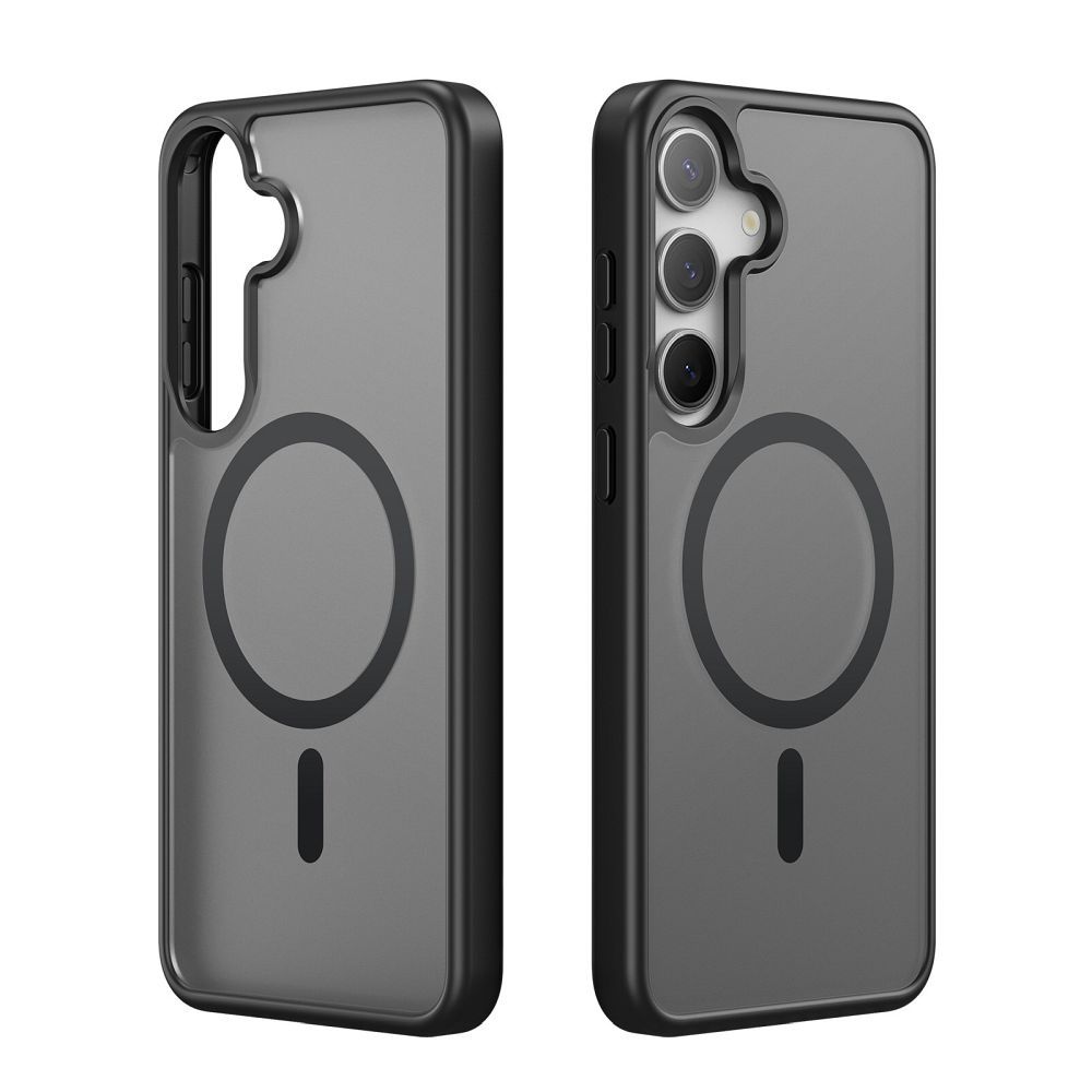 Etui na tył MagSafe z funkcją podstawki i ringiem czarny Samsung Galaxy S25 Plus / 4 Etui na tył MagSafe z funkcją podstawki i ringiem czarny Samsung Galaxy S25 Plus / 4