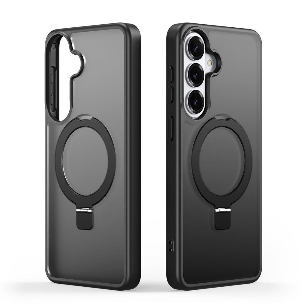 Etui na tył MagSafe z funkcją podstawki i ringiem czarny Samsung Galaxy S26 / 2 Etui na tył MagSafe z funkcją podstawki i ringiem czarny Samsung Galaxy S26 / 2