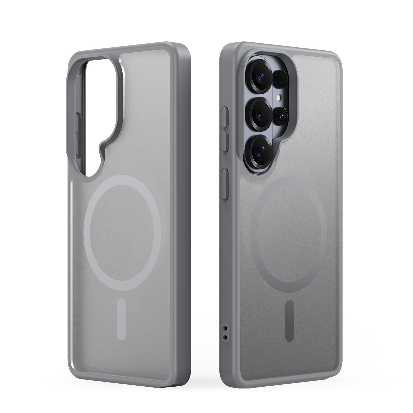 Etui na tył MagSafe z funkcją podstawki i ringiem szary Samsung Galaxy S26 Ultra / 3 Etui na tył MagSafe z funkcją podstawki i ringiem szary Samsung Galaxy S26 Ultra / 3