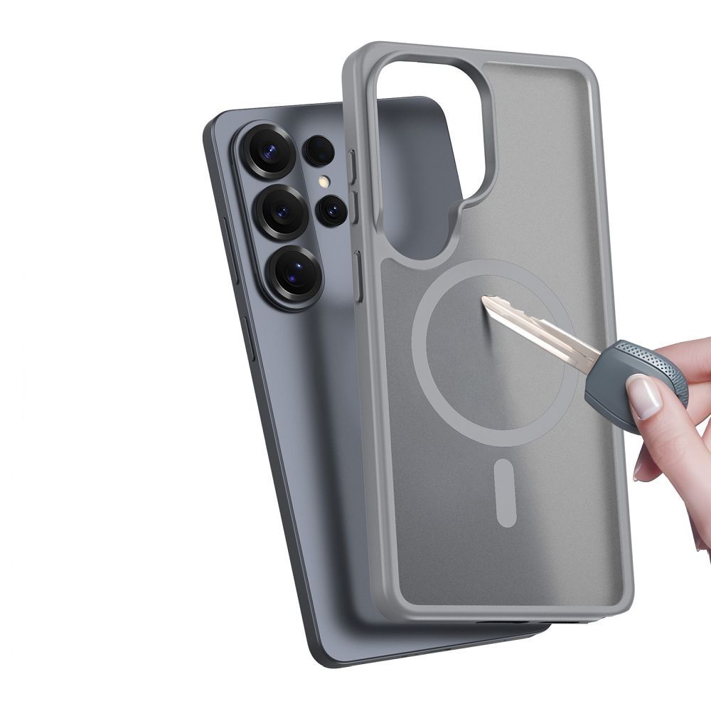 Etui na tył MagSafe z funkcją podstawki i ringiem szary Samsung Galaxy S26 Ultra / 4 Etui na tył MagSafe z funkcją podstawki i ringiem szary Samsung Galaxy S26 Ultra / 4