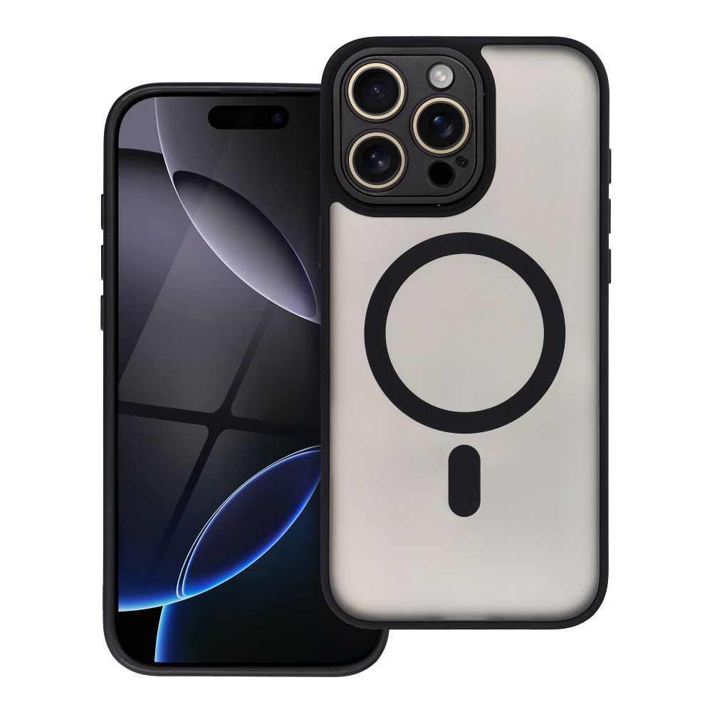 Etui na ty� MagSafe z os�on� aparatu czarny Xiaomi Redmi Note 15 Pro 5G