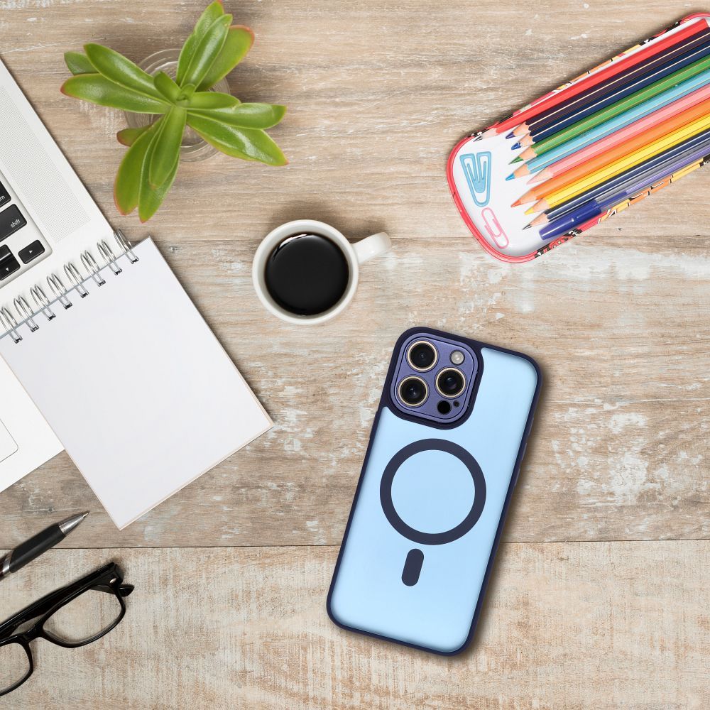 Etui na tył MagSafe z osłoną aparatu granatowy Samsung Galaxy A36 5G / 5 Etui na tył MagSafe z osłoną aparatu granatowy Samsung Galaxy A36 5G / 5