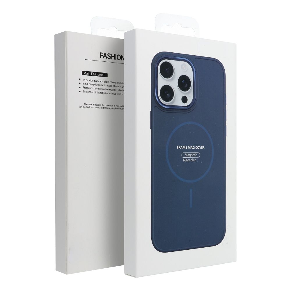 Etui na ty� MagSafe z os�on� aparatu silikonowe Frame Mag Cover Samsung Galaxy A27 5G / 5