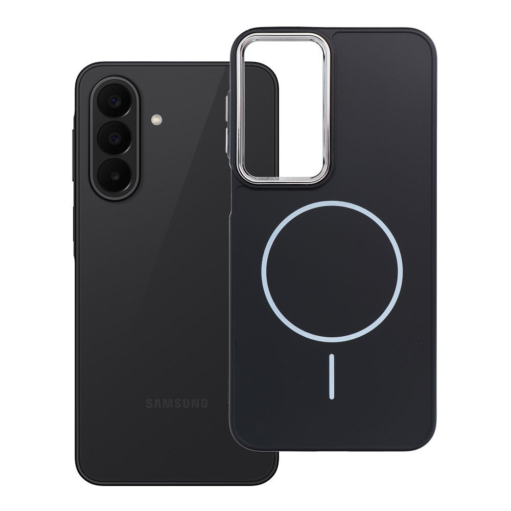 Etui na ty� MagSafe z os�on� aparatu silikonowe Frame Mag Cover Samsung Galaxy A27 5G