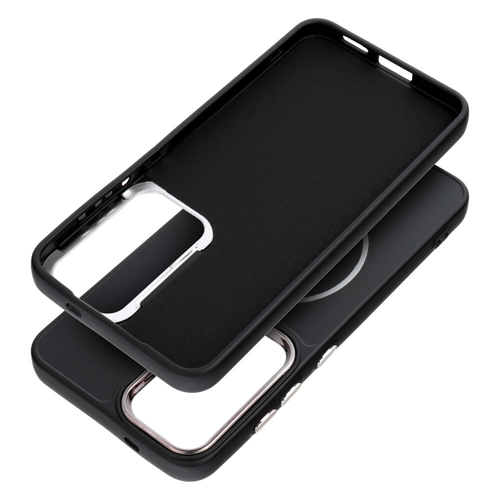 Etui na ty� MagSafe z os�on� aparatu silikonowe Frame Mag Cover Samsung Galaxy A27 5G / 2