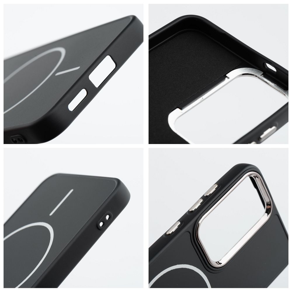 Etui na ty� MagSafe z os�on� aparatu silikonowe Frame Mag Cover Samsung Galaxy A27 5G / 3