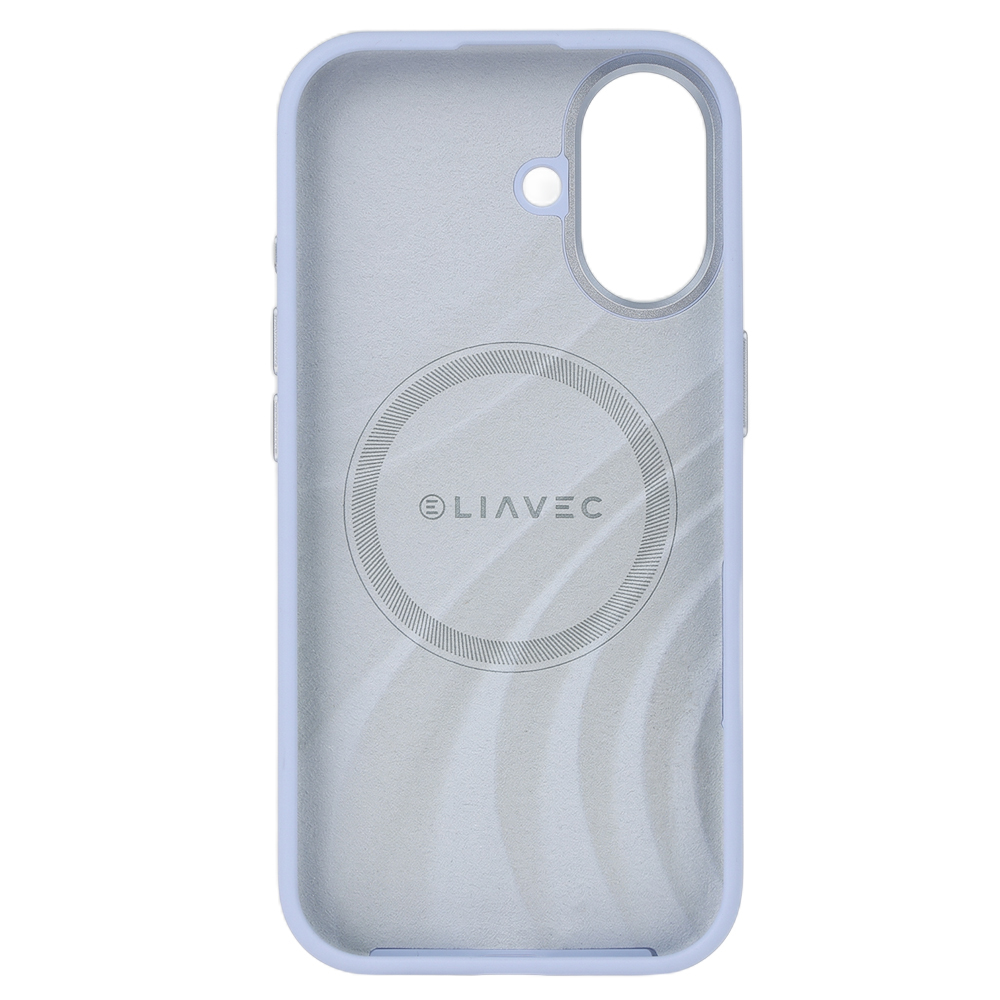 Etui na tył MagSafe z osłoną aparatu silikonowe Liavec Silky niebieski Apple iPhone 17 / 4 Etui na tył MagSafe z osłoną aparatu silikonowe Liavec Silky niebieski Apple iPhone 17 / 4