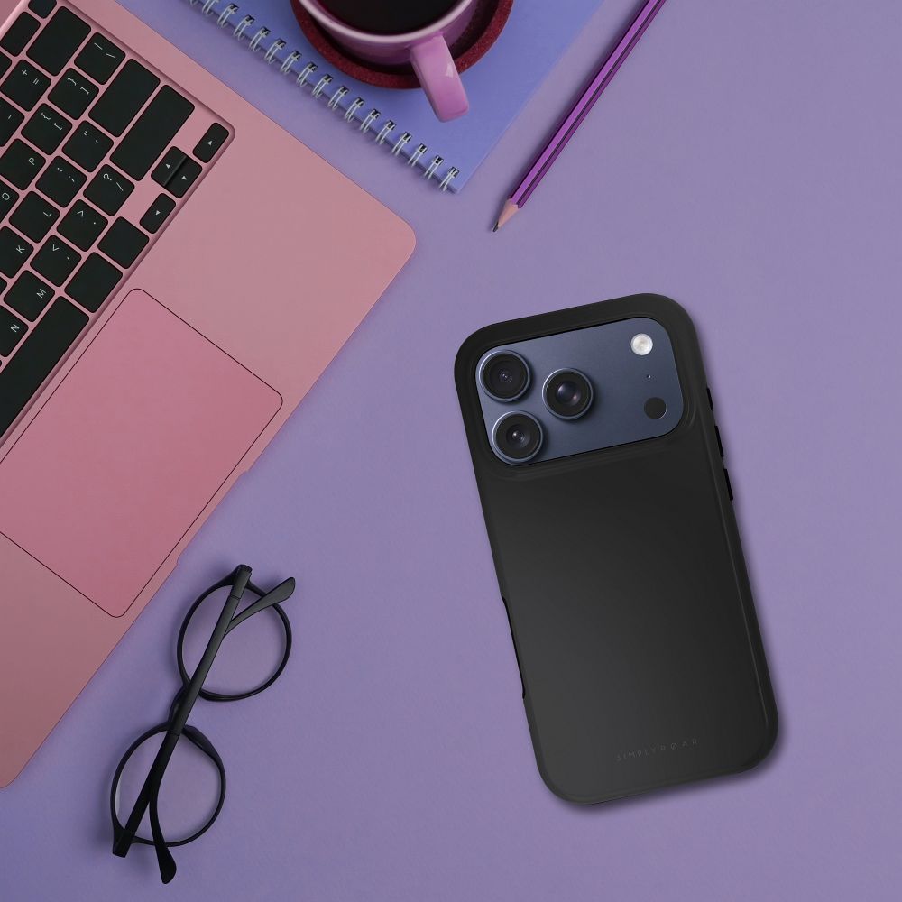 Etui na ty� matowa nak�adka czarny Apple iPhone 16 Pro Max / 6