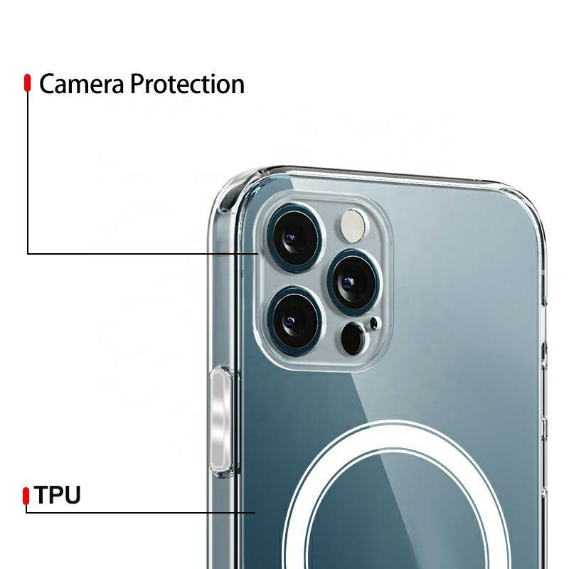 Etui na tył pancerne przezroczyste MagSafe Case z osłoną aparatu Apple iPhone 17 / 3 Etui na tył pancerne przezroczyste MagSafe Case z osłoną aparatu Apple iPhone 17 / 3