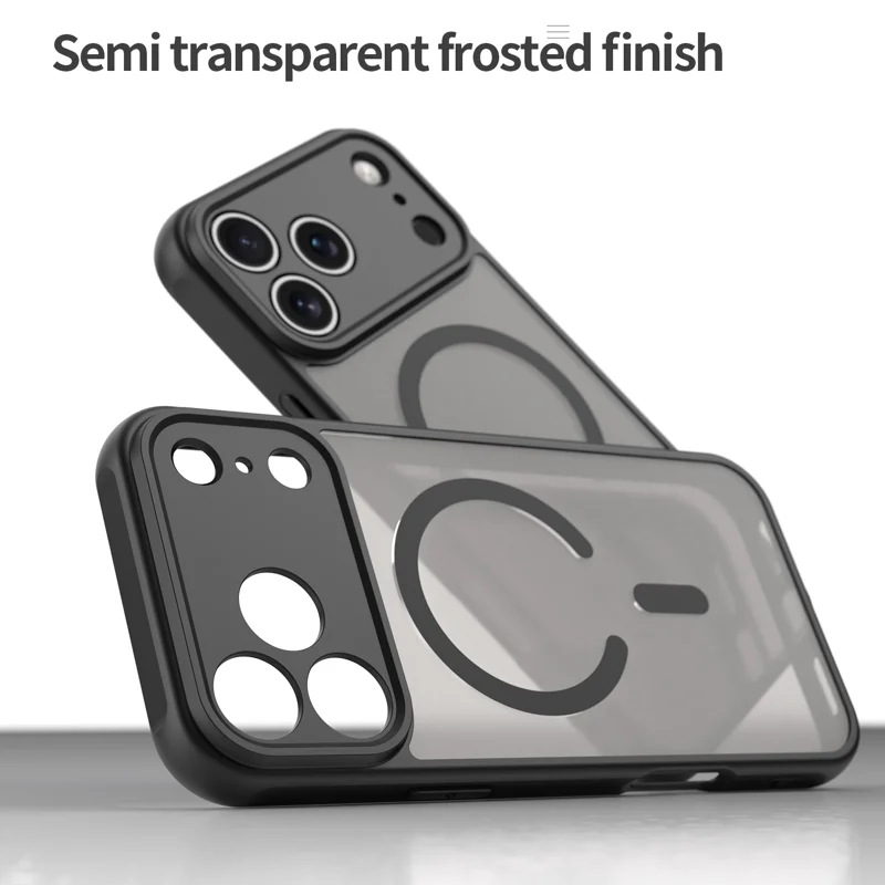 Etui na tył pancerne przezroczyste MagSafe Case z osłoną aparatu Apple iPhone 17 / 5 Etui na tył pancerne przezroczyste MagSafe Case z osłoną aparatu Apple iPhone 17 / 5