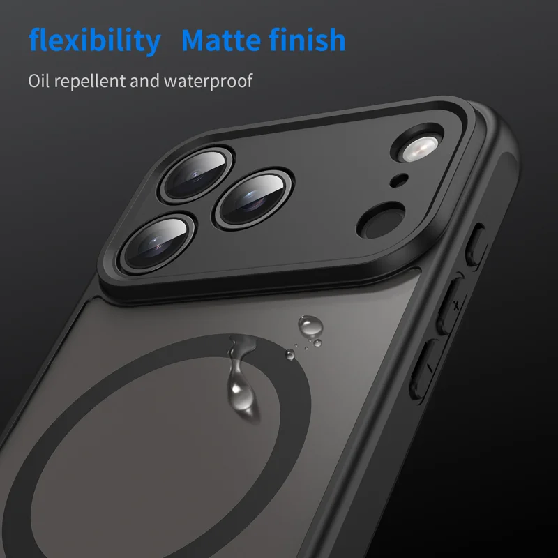 Etui na tył pancerne przezroczyste MagSafe Case z osłoną aparatu Apple iPhone 17 / 7 Etui na tył pancerne przezroczyste MagSafe Case z osłoną aparatu Apple iPhone 17 / 7