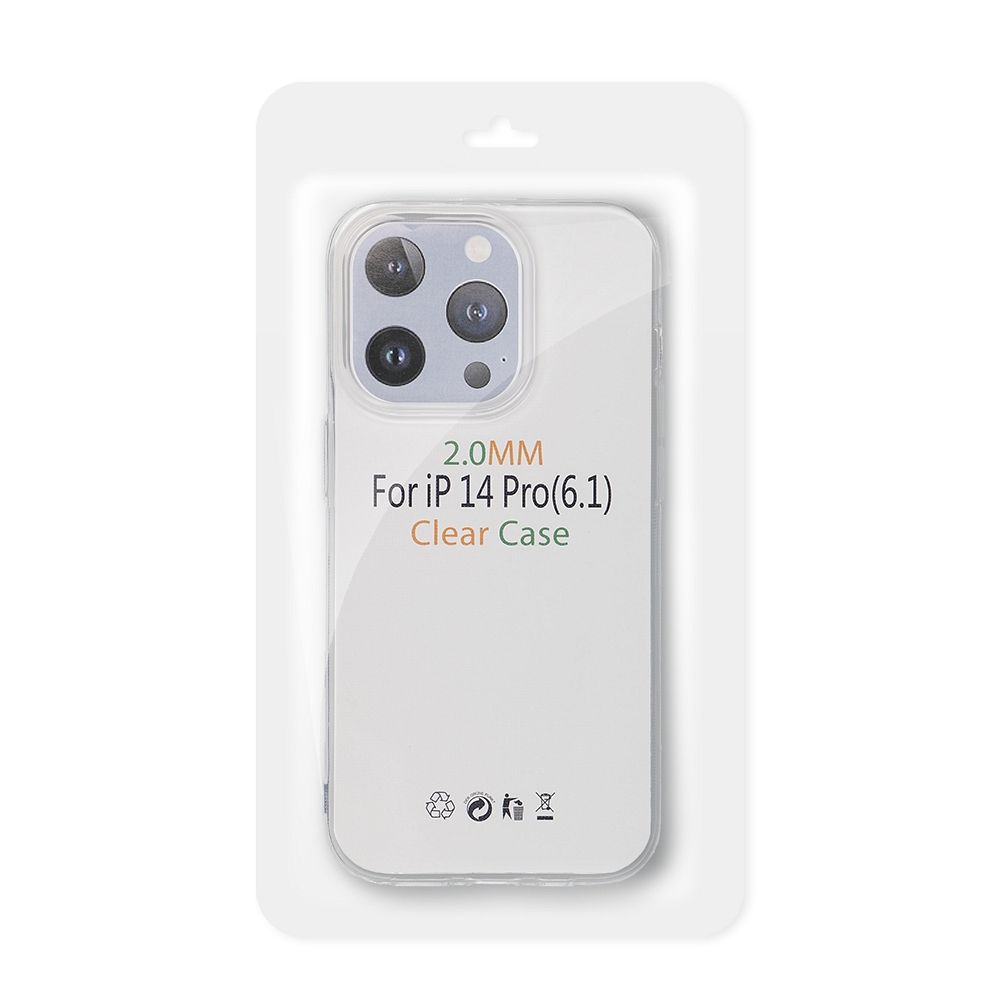 Etui na tył przezroczyste silikonowe Clear Case 2 mm przeźroczysty Apple iPhone 17 / 6 Etui na tył przezroczyste silikonowe Clear Case 2 mm przeźroczysty Apple iPhone 17 / 6