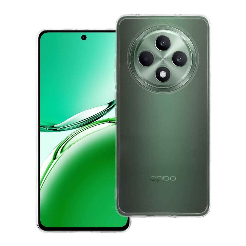 Etui na tył przezroczyste silikonowe Oppo Reno 12F 5G Etui na tył przezroczyste silikonowe Oppo Reno 12F 5G