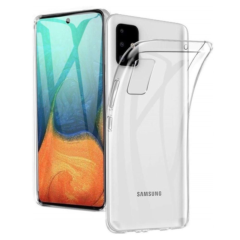 Etui na tył przezroczyste silikonowe Ultra Slim 0,5 mm przeźroczysty Samsung Galaxy A71 4G Etui na tył przezroczyste silikonowe Ultra Slim 0,5 mm przeźroczysty Samsung Galaxy A71 4G