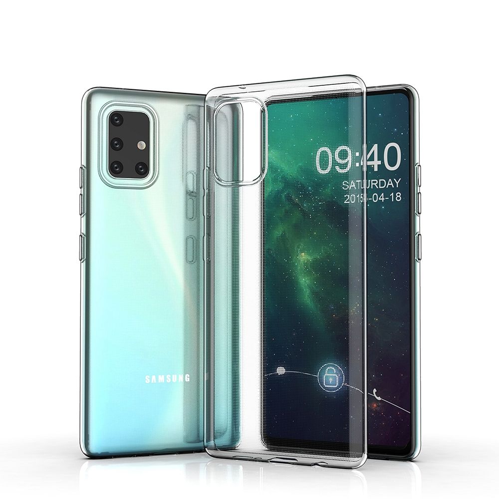 Etui na ty� przezroczyste z os�on� aparatu Clear Case 2 mm Box prze�roczysty Samsung Galaxy A71 4G / 10