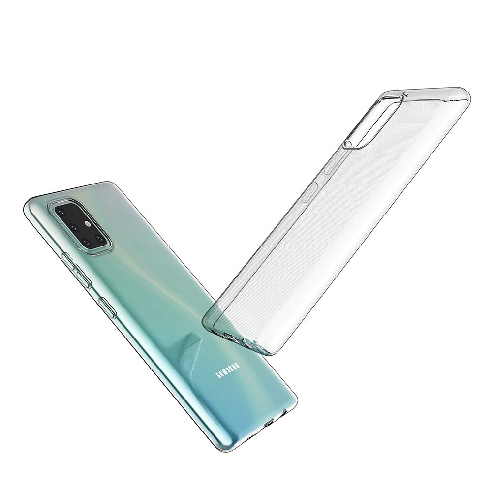 Etui na ty� przezroczyste z os�on� aparatu Clear Case 2 mm Box prze�roczysty Samsung Galaxy A71 4G / 7