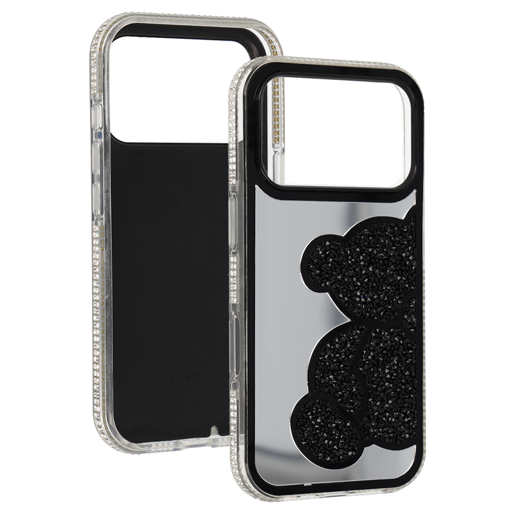 Etui na tył Teddy Bear Case czarny Apple iPhone 17 / 4 Etui na tył Teddy Bear Case czarny Apple iPhone 17 / 4