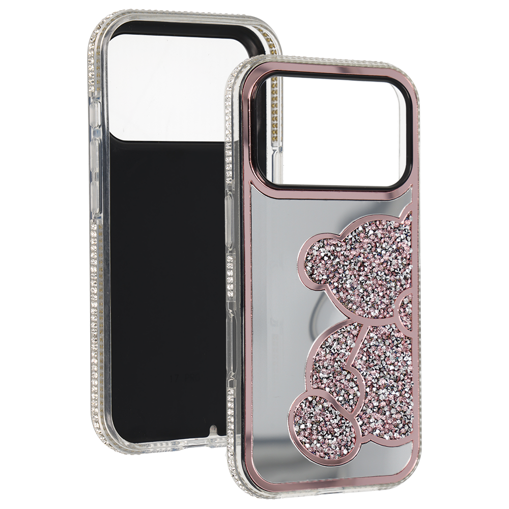 Etui na tył Teddy Bear Case różowy Samsung Galaxy A17 / 4 Etui na tył Teddy Bear Case różowy Samsung Galaxy A17 / 4
