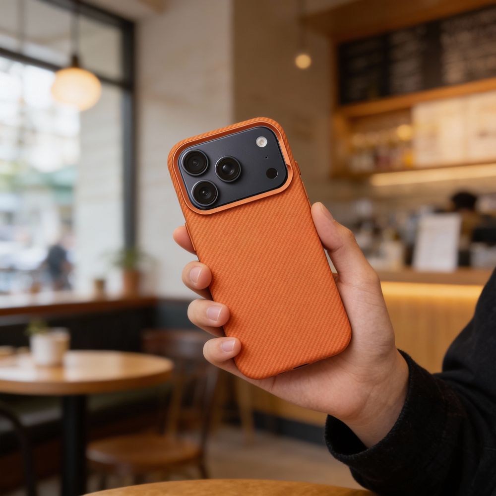 Etui na tył z MagSafe matowe pomarańczowy Apple iPhone 16 / 7 Etui na tył z MagSafe matowe pomarańczowy Apple iPhone 16 / 7