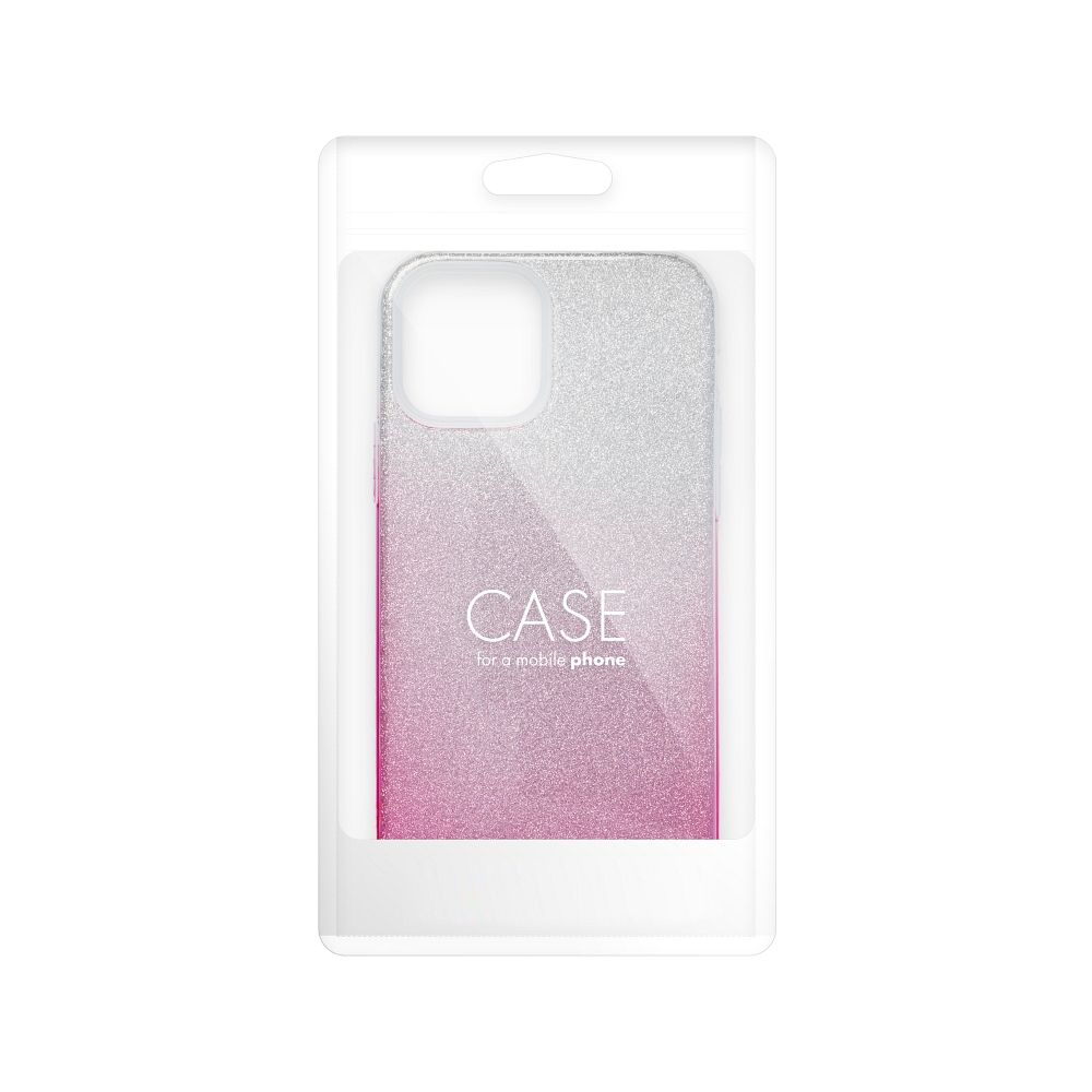 Etui na ty� z os�on� aparatu silikonowe brokatowe r�owy Samsung Galaxy A17 / 4
