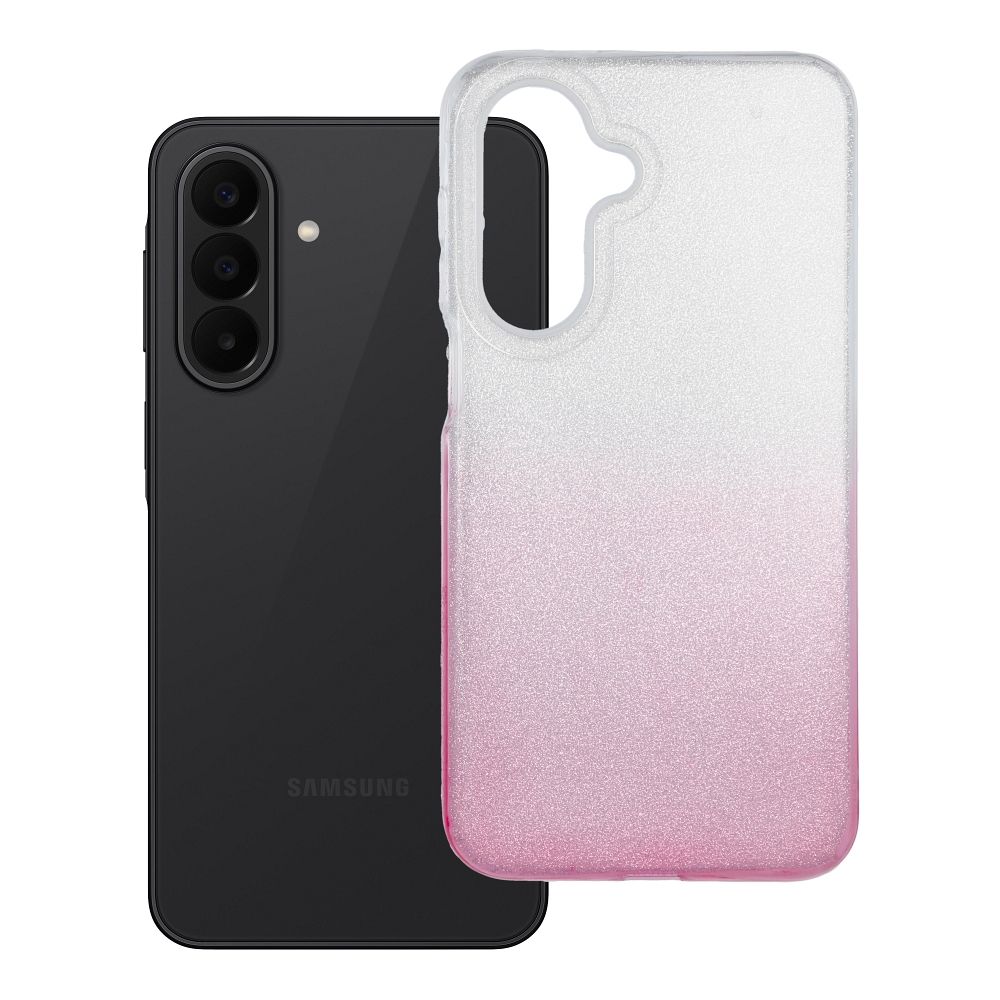 Etui na ty� z os�on� aparatu silikonowe brokatowe r�owy Samsung Galaxy A27 5G