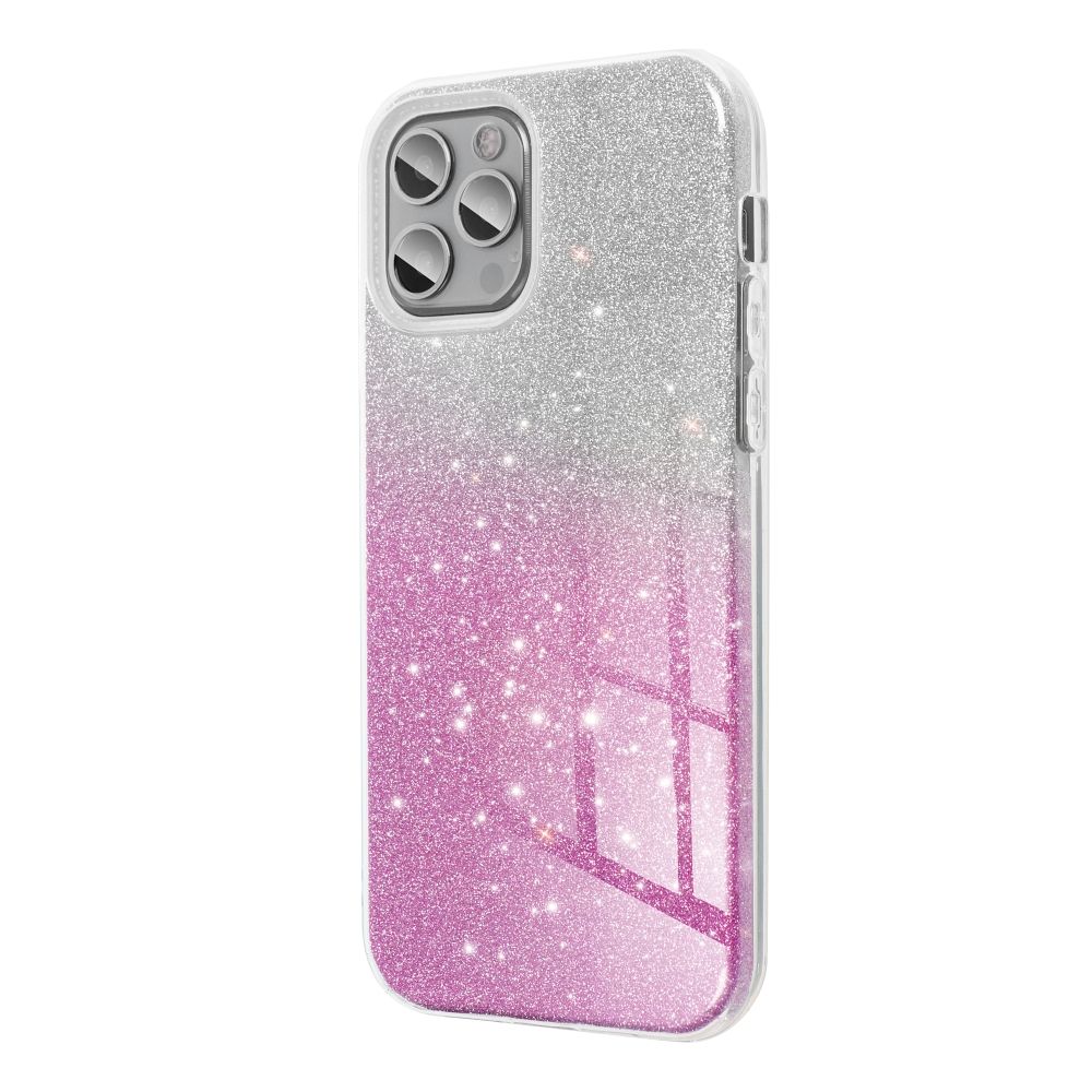 Etui na ty� z os�on� aparatu silikonowe brokatowe r�owy Samsung Galaxy A27 5G / 5