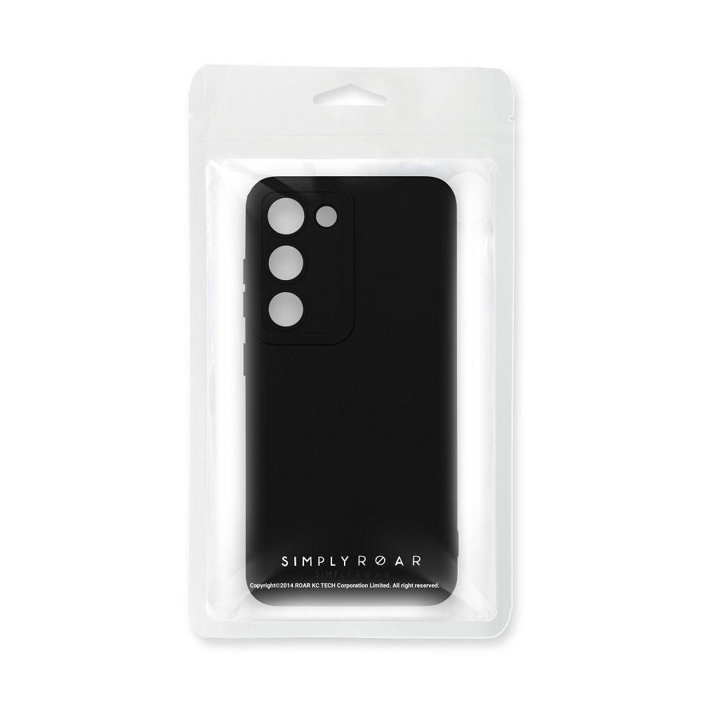 Etui na tył z osłoną aparatu silikonowe matowe czarny Samsung Galaxy A52 / 10 Etui na tył z osłoną aparatu silikonowe matowe czarny Samsung Galaxy A52 / 10