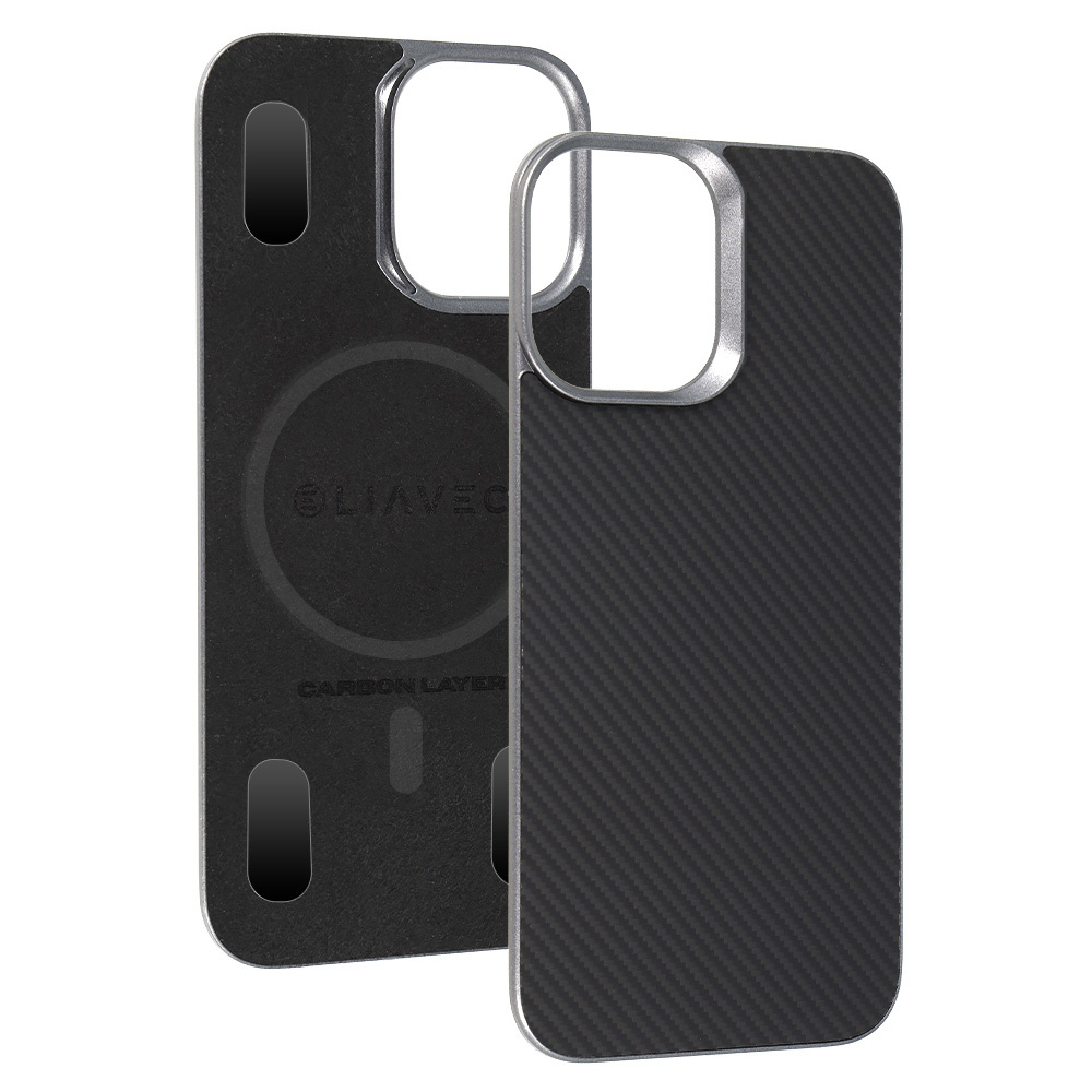 Etui nakładka MagSafe Carbon Layer czarny Apple iPhone 17 Etui nakładka MagSafe Carbon Layer czarny Apple iPhone 17