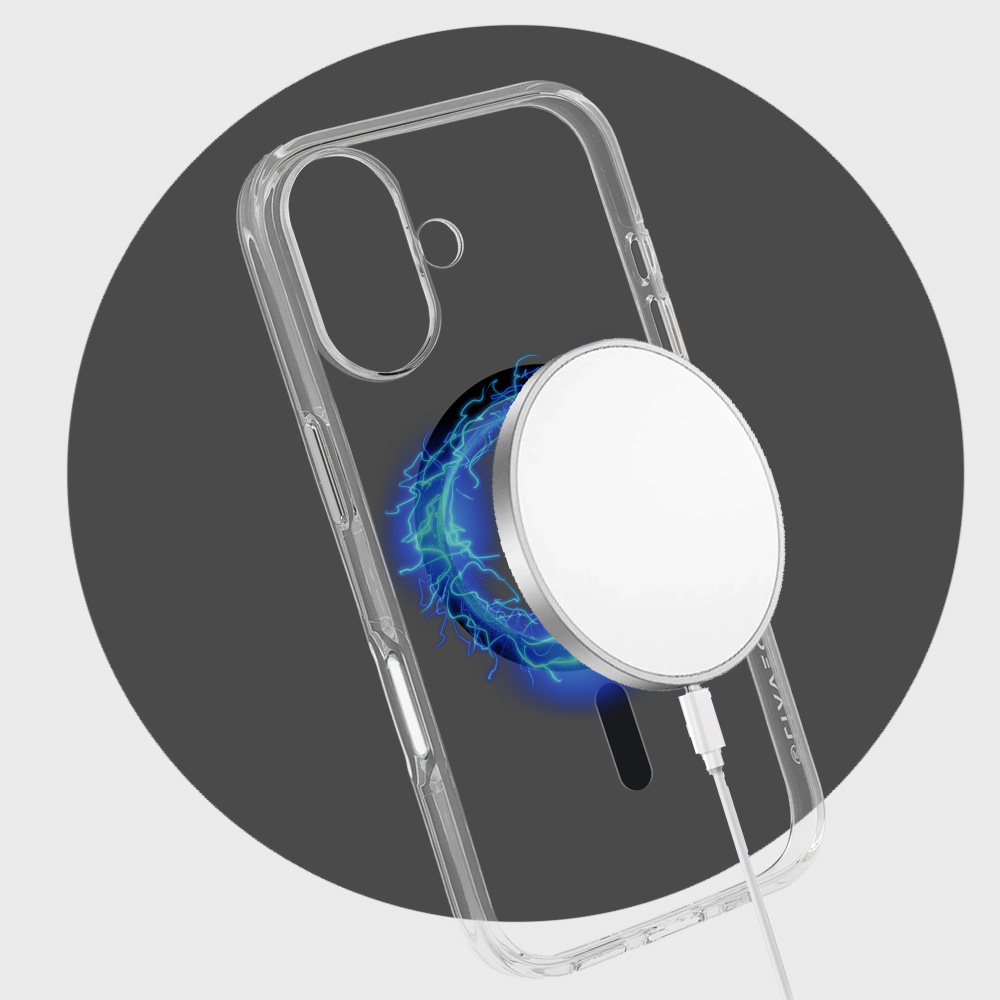 Etui nakładka MagSafe przezroczyste Liavec Pure Case czarny (Camera Control Button) Apple iPhone 17 / 6 Etui nakładka MagSafe przezroczyste Liavec Pure Case czarny (Camera Control Button) Apple iPhone 17 / 6