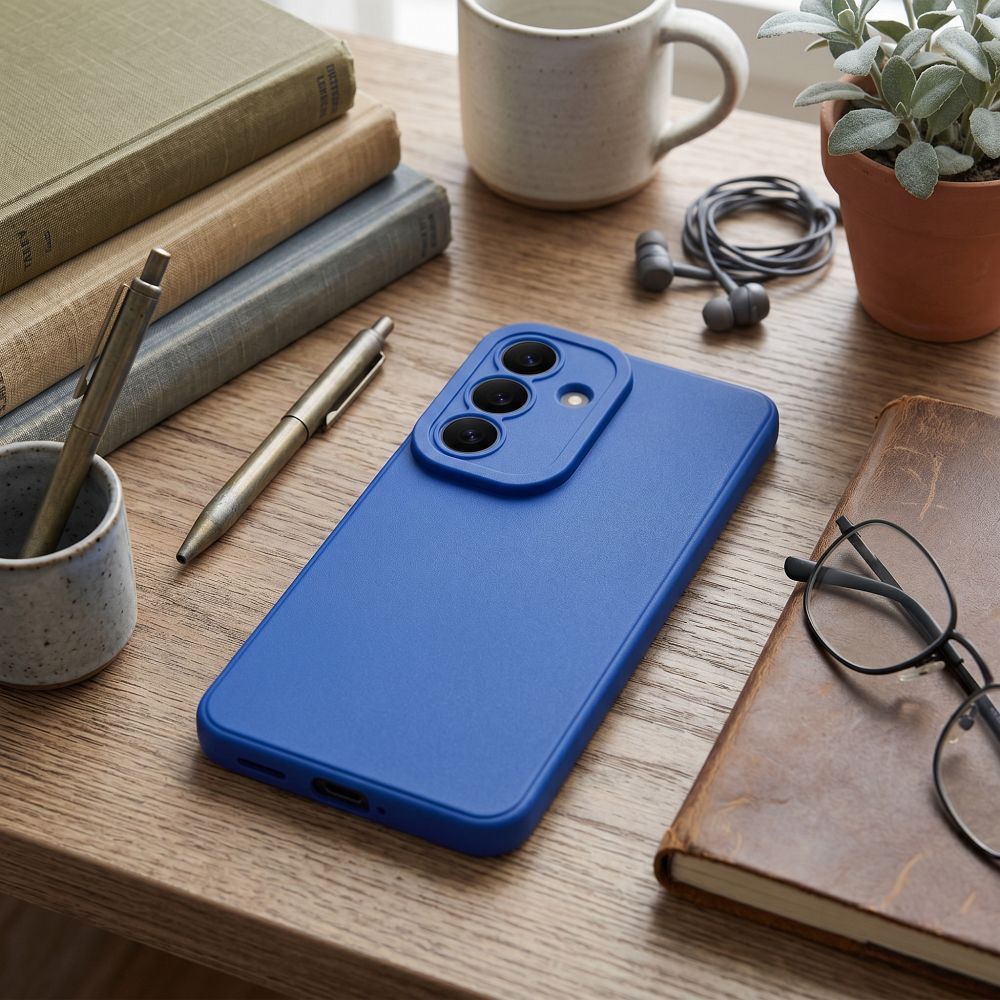 Etui nak�adka z os�on� aparatu silikonowe Matt 2.0 Samsung Galaxy A17 / 6